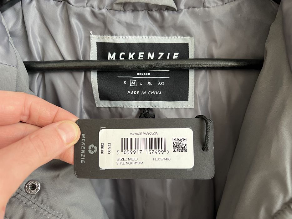 McKenzie чоловіча зимня тепла куртка парка Аляска розмір M L XXL