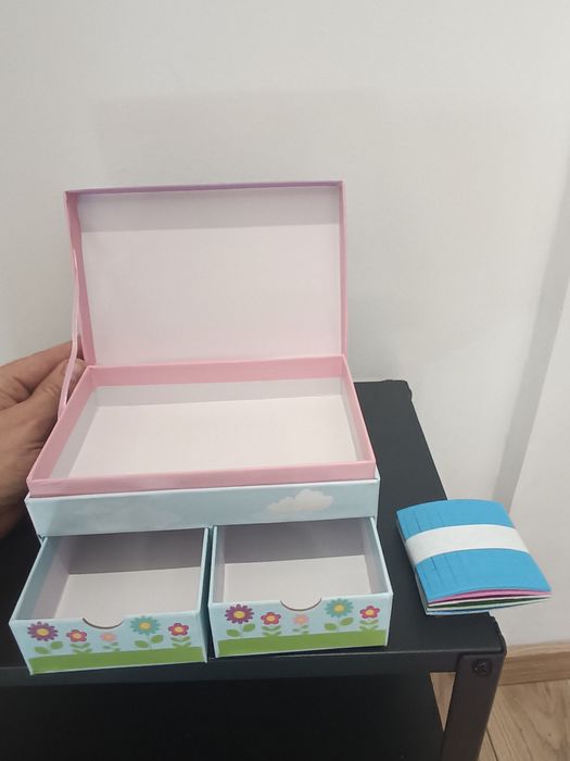 Zestaw DIY Ozdób własną kasetkę na biżuterię 3+ 3 rodzaje