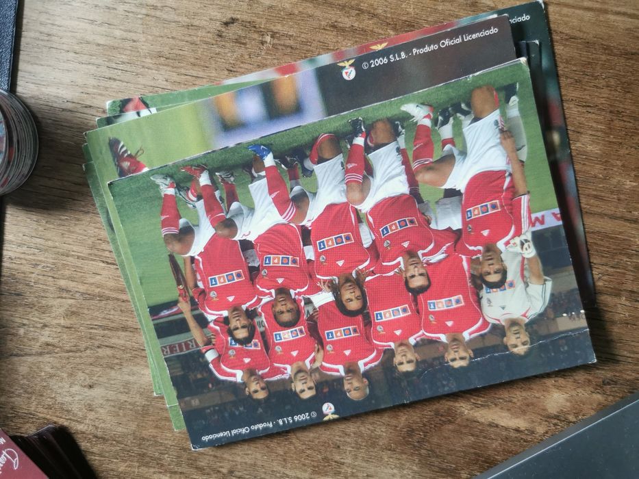 Pack Benfica 2006 | Postais, Cartas e Tazos Holograma
