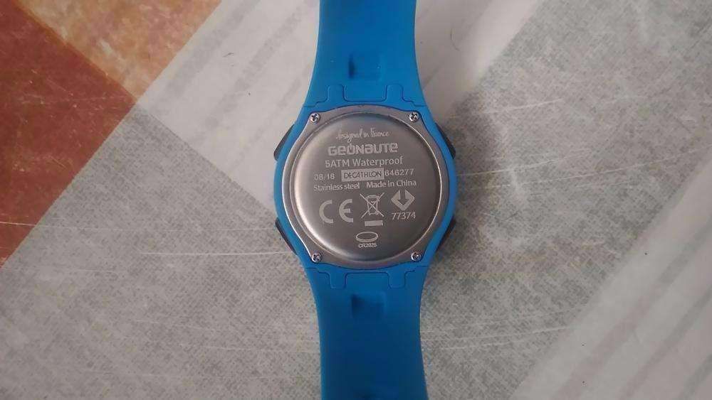 Relógio geonaute impecável Em azul Sem defeitos