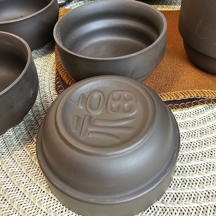 Ультракомпактний чайний набір • сервіз для подорожі • ісинська глина