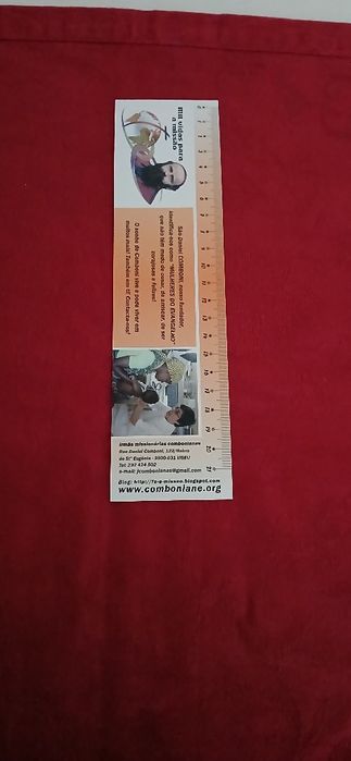 Marcador de livro, Irmãs Missionárias Combonianas