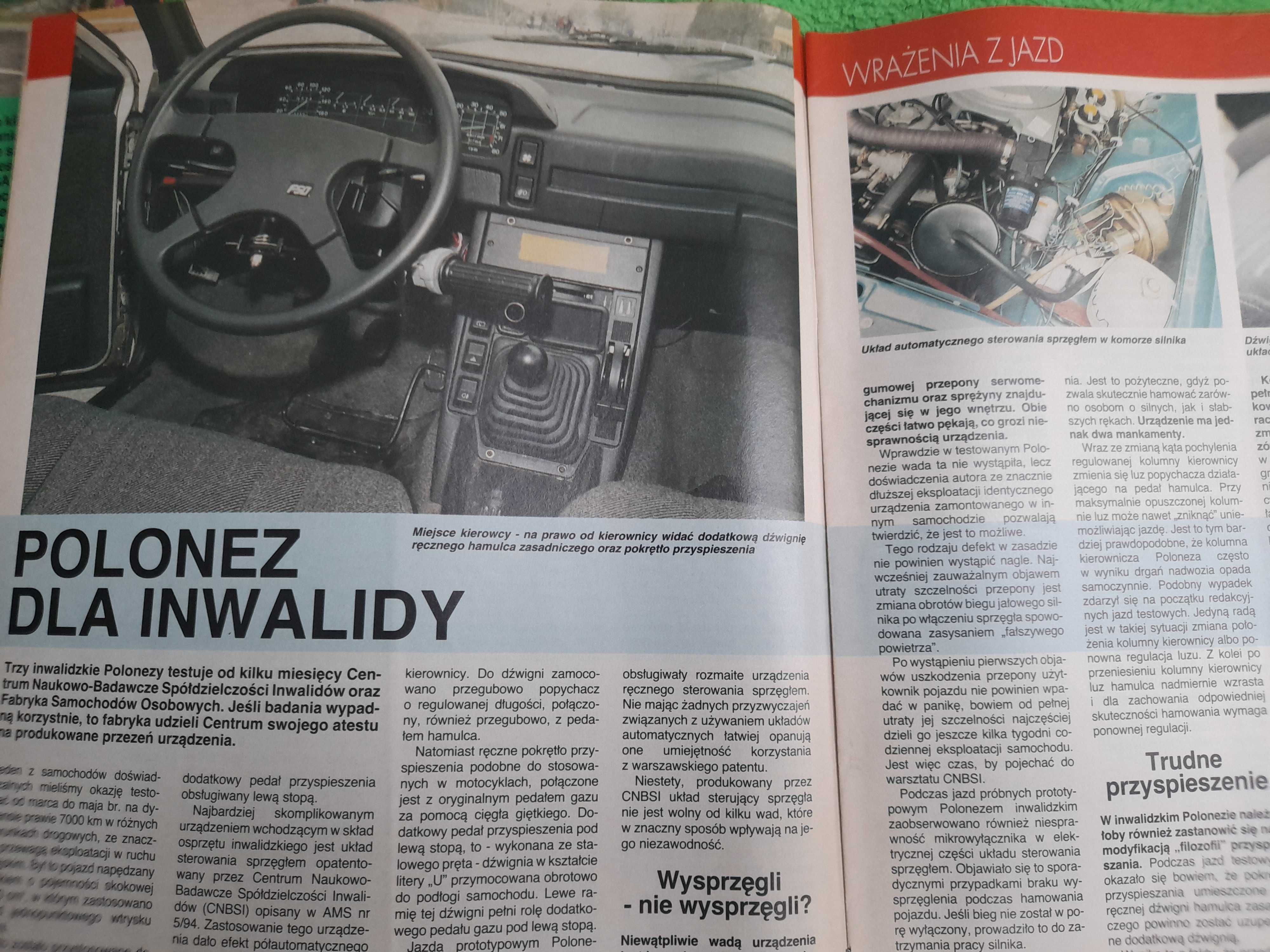 AMS Polski Fiat 126p Polonez inwalidzki rok 1994