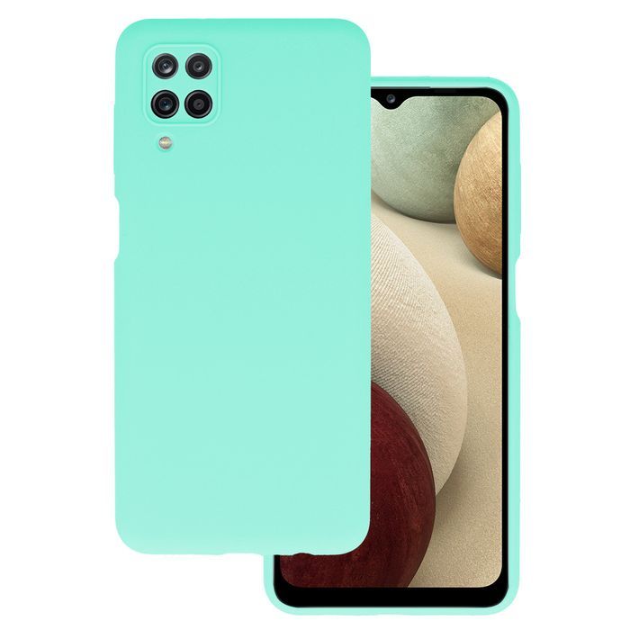 Silicone Lite Case Do Samsung Galaxy A12/M12 Miętowy