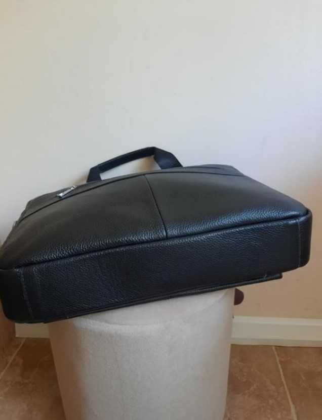 Шкіряна сумка, портфель для документів і ноутбука