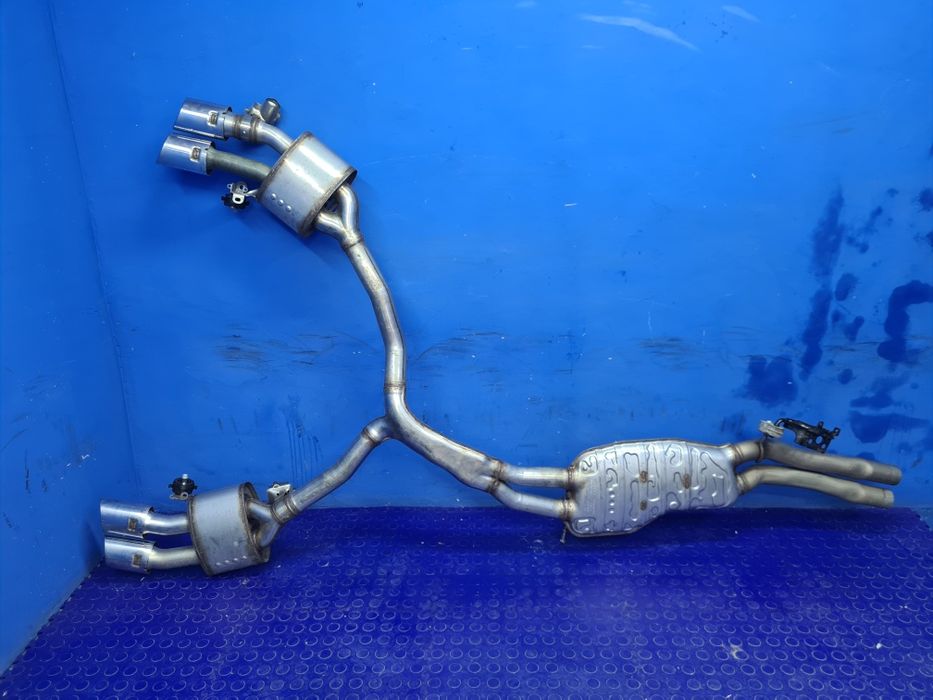 KOMPLETNY wydech tłumik przepustnice AUDI A5 S5 F5 3.0 TFSI oryginał