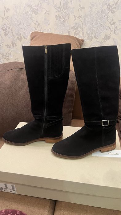 Осінні чоботи Clarks 40р.