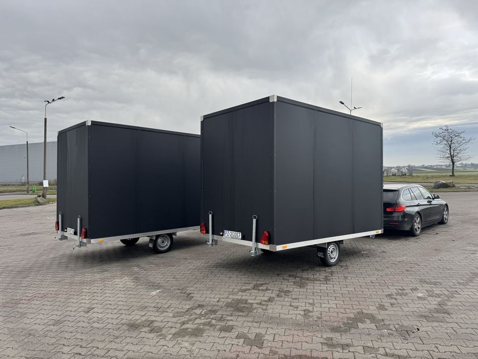 WYNAJEM Przyczepa gastronomiczna handlowa kebab burger dostawa cala PL