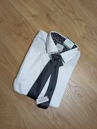 Next tailoring nowa koszula męska i krawat regular fit 42,