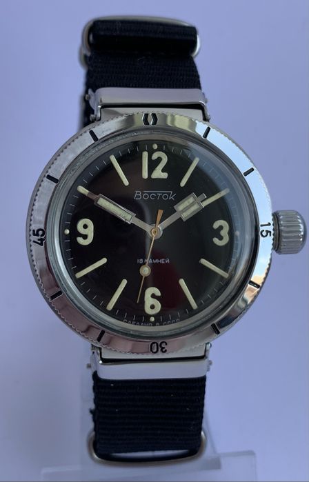 Часы Восток Амфибия 300 метров СССР НВЧ 30
