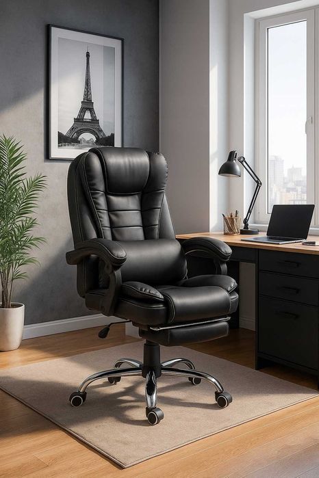 NOWY Fotel Biurowy Ergonomiczny Do Biurka Obrotowy Krzesło Biurowe FV