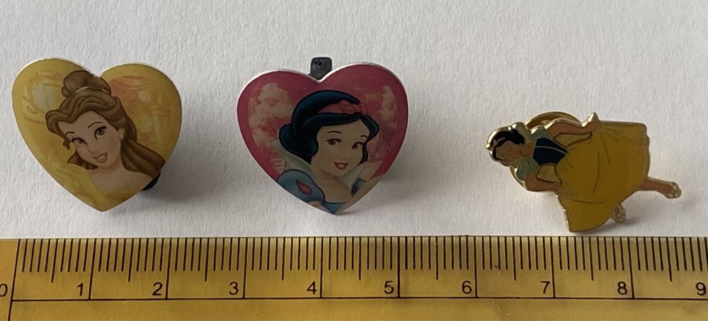 Przypinka przypinki oryginalne Disney Królewna Śnieżka zestaw (3 szt)