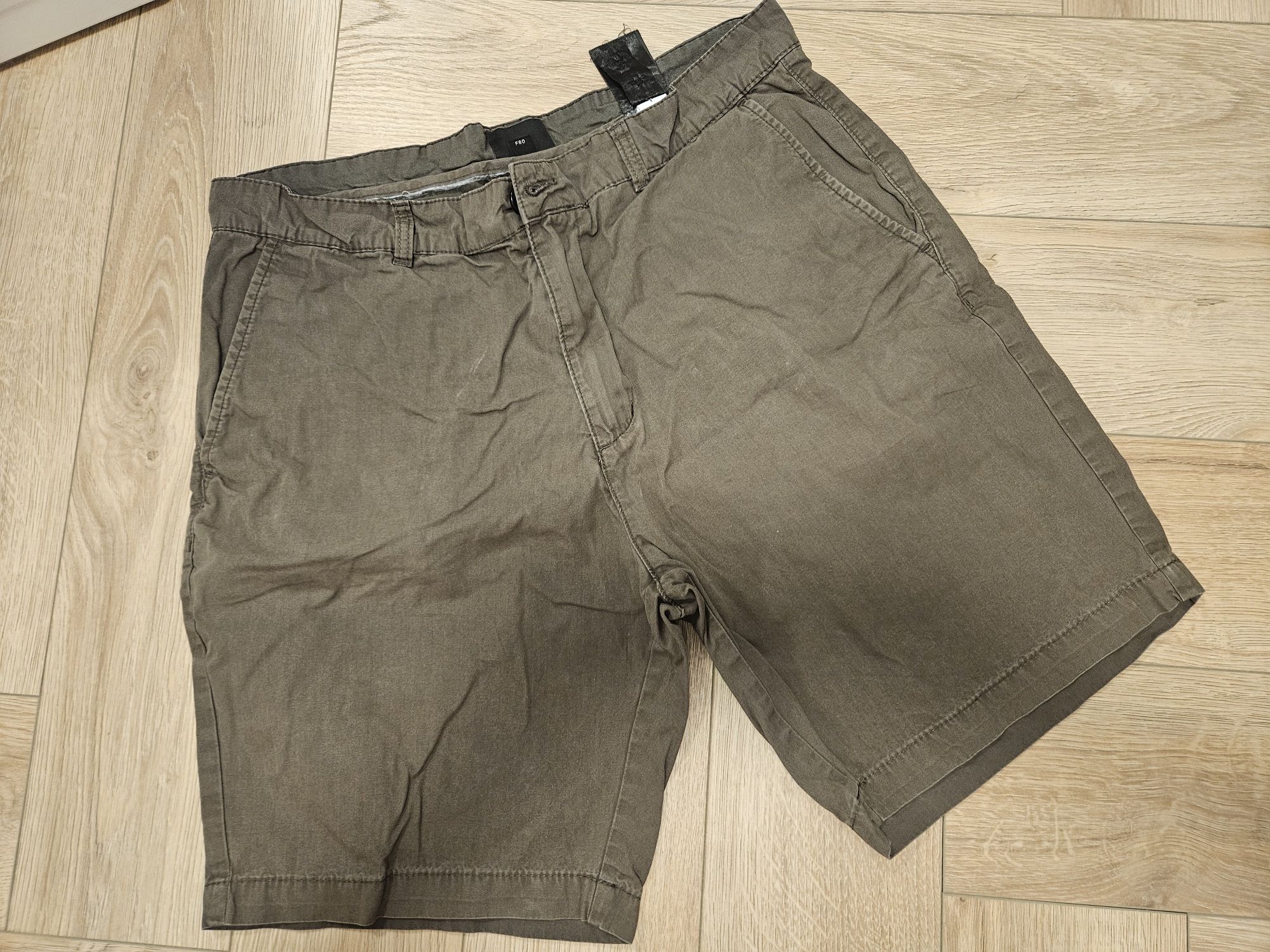 Spodenki krótkie bermudy męskie H&M Khaki