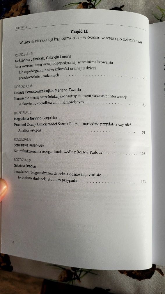 "Wczesna interwencja w logopedii" red. Błeszyński i Baczała
