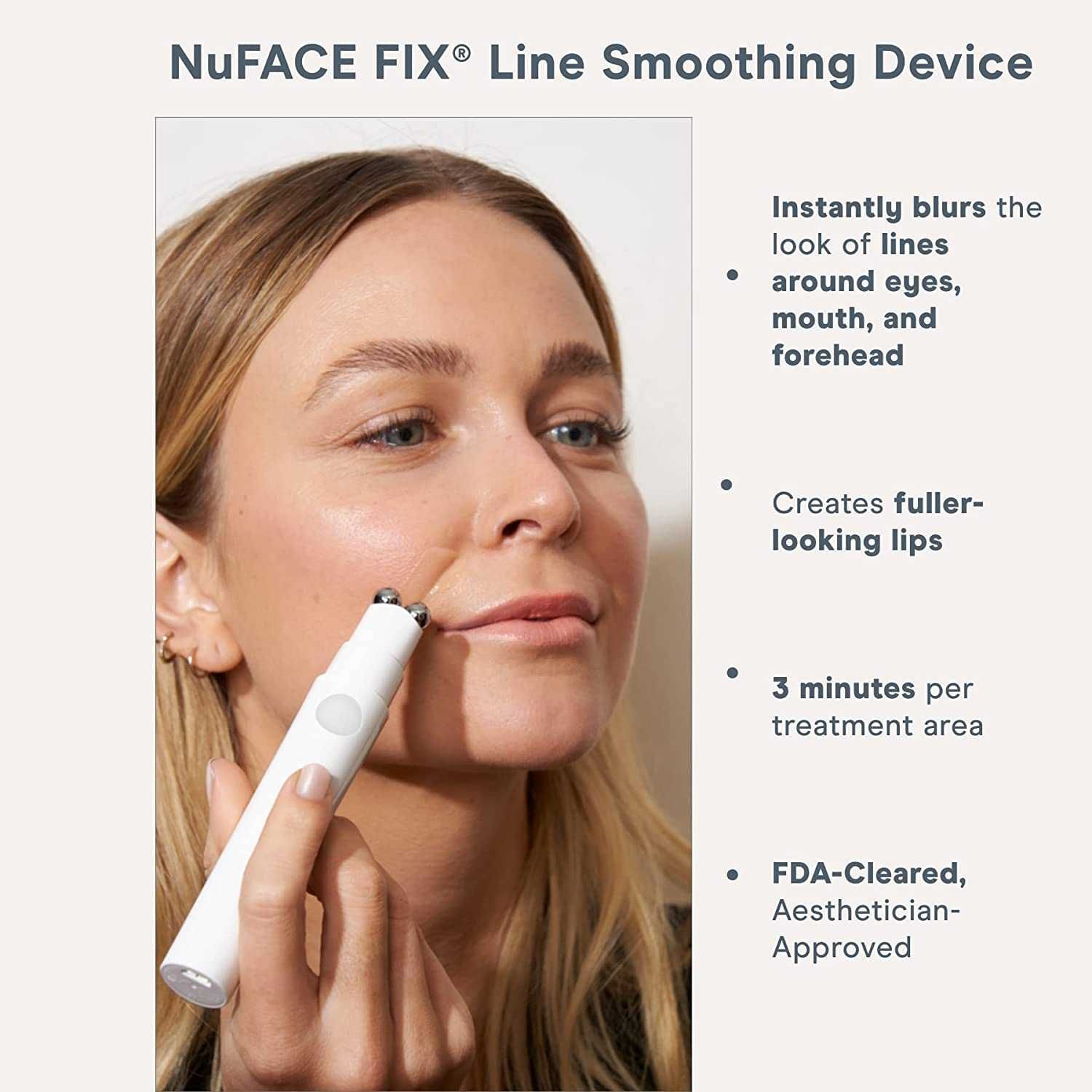 Микротоковое устройство для кожи вокруг глаз и губ Nuface Fix Line