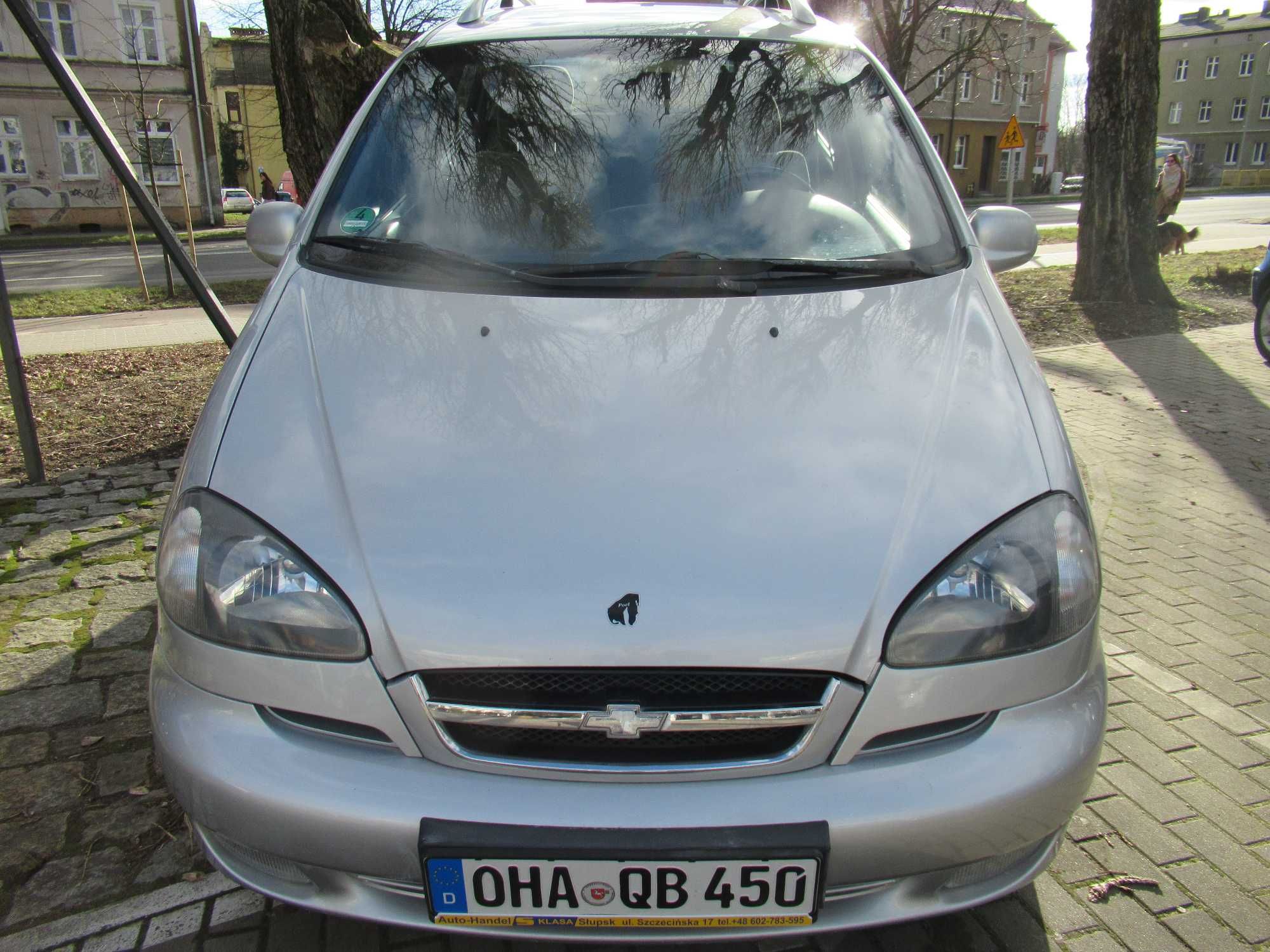 Chevrolet Rezzo 2006r 1.6 benzyna 107 km minivan zadbany niski przebie