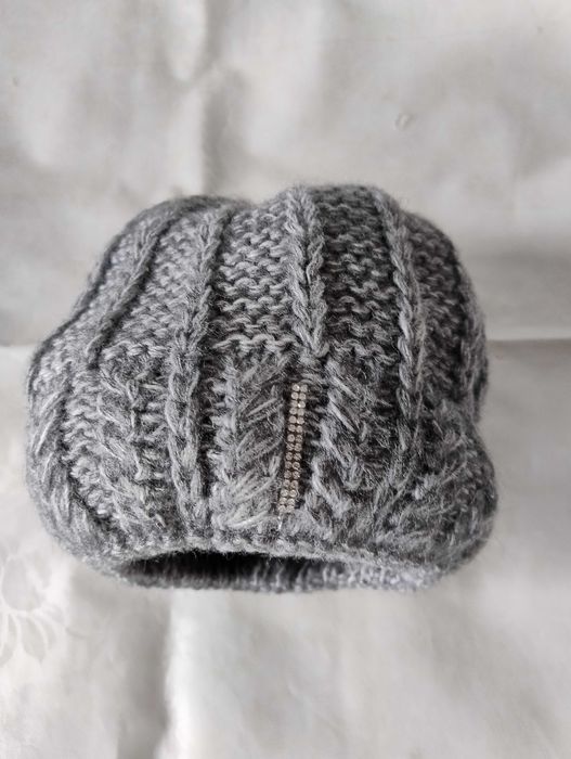 Czapka ciepła na jesień zimę gruba, czapka H&M One size z wełny alpaki