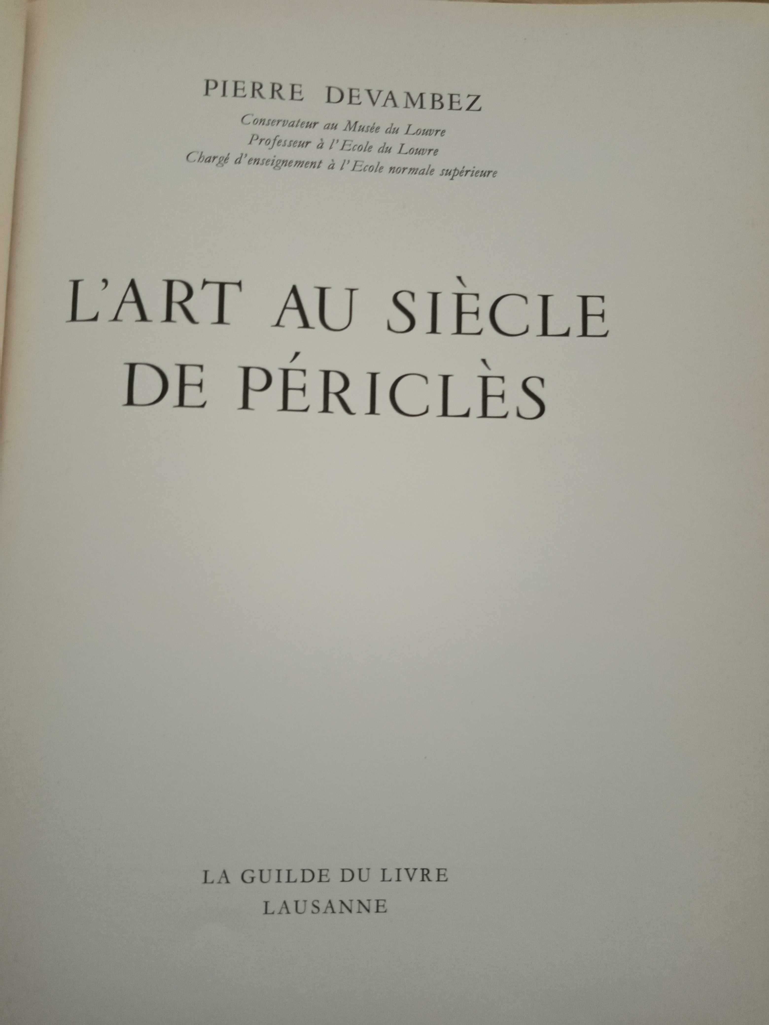 L´art au siècle de Péricles