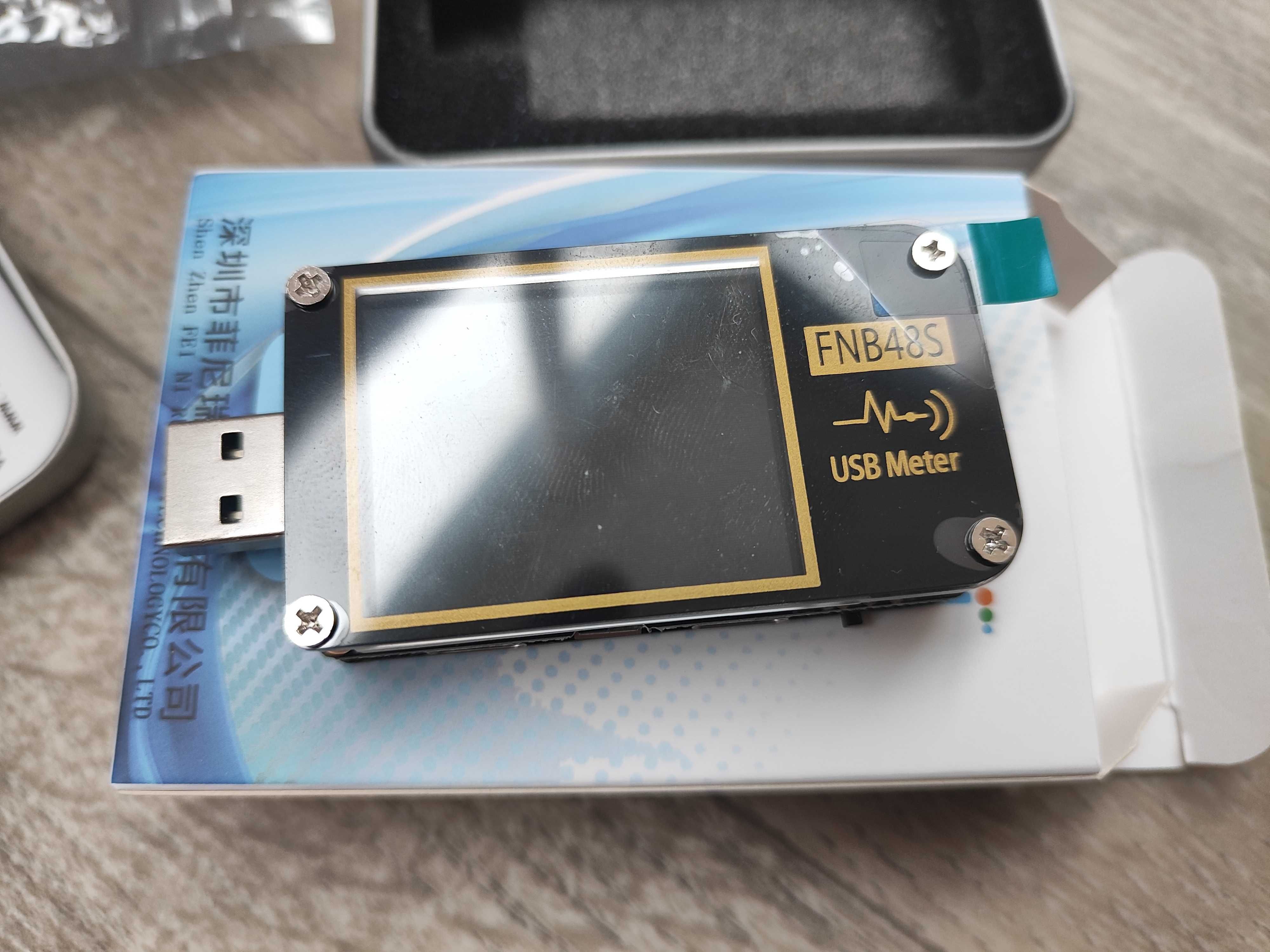 FNIRSI FNB48S USB тестер зарядних пристроїв, тригер. Версія S оновлена