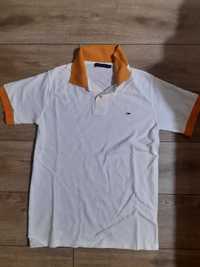 Polo Hilfiger Branco/Laranja tam. M