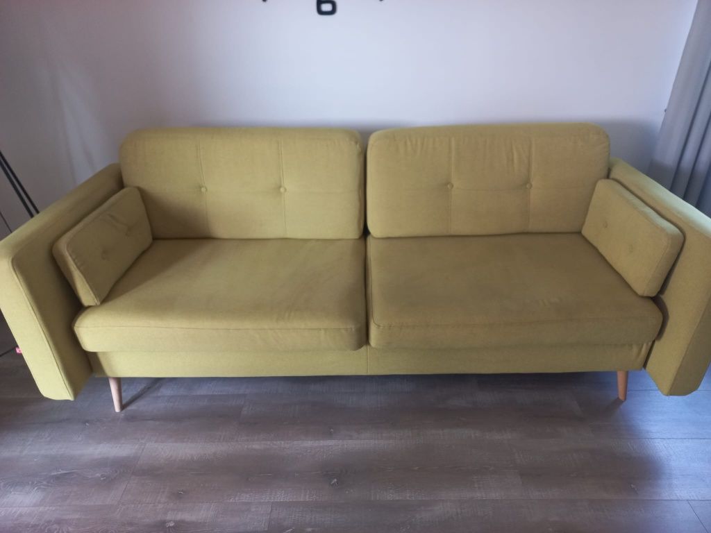 Sofa rozkładana Seledynowa