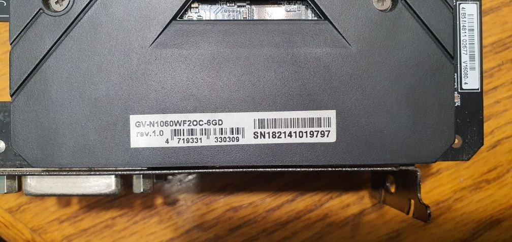 Karta graficzna GeForce GTX 1060 6Gb