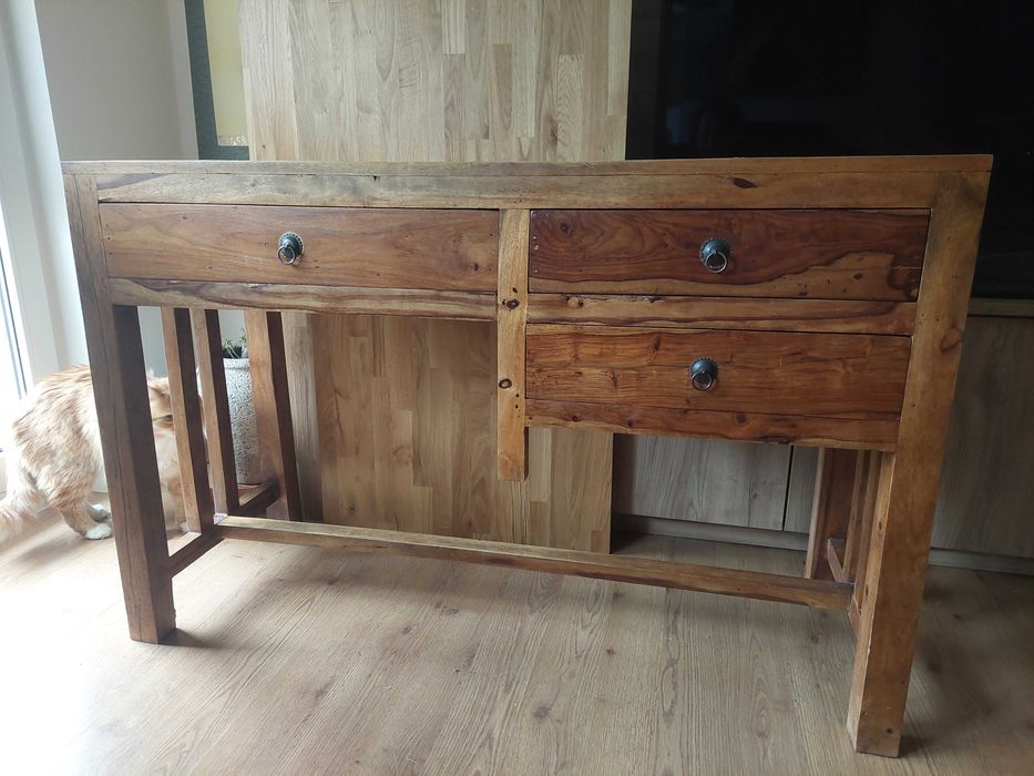 Biurko w stylu kolonialnym z palisandra