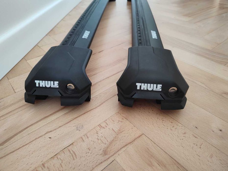 Bagażnik dachowy Thule Evo Edge - stopy Thule  + belki Thule 77/77cm