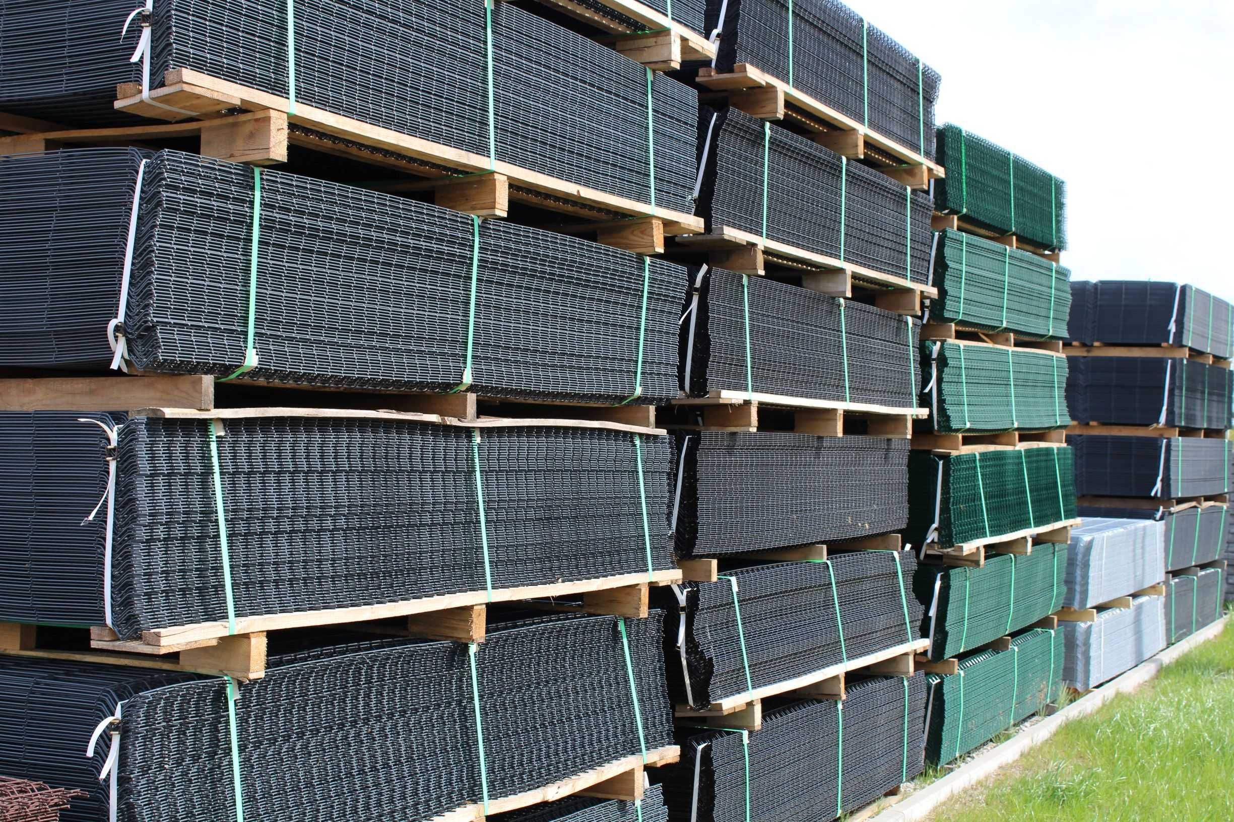 Panel ogrodzeniowy h-1,53 fi 4 ocynk+kolor grafit/zielony/czarny/brąz
