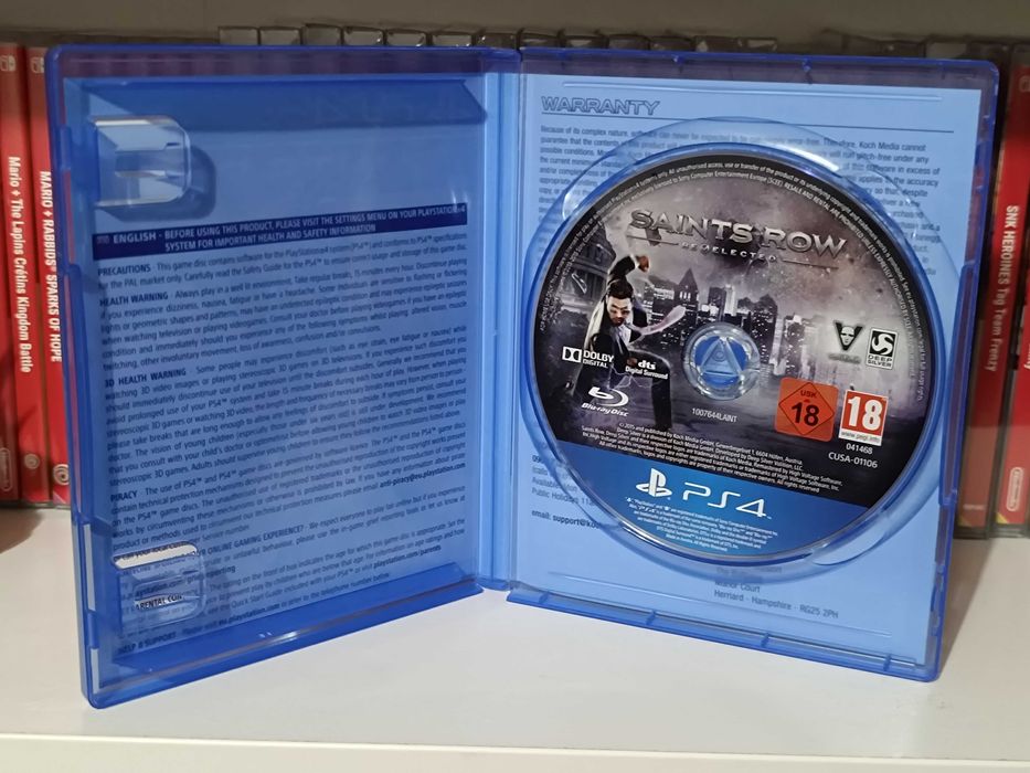 PS4 Jogos Mafia III e Saints Row IV Re-Elected