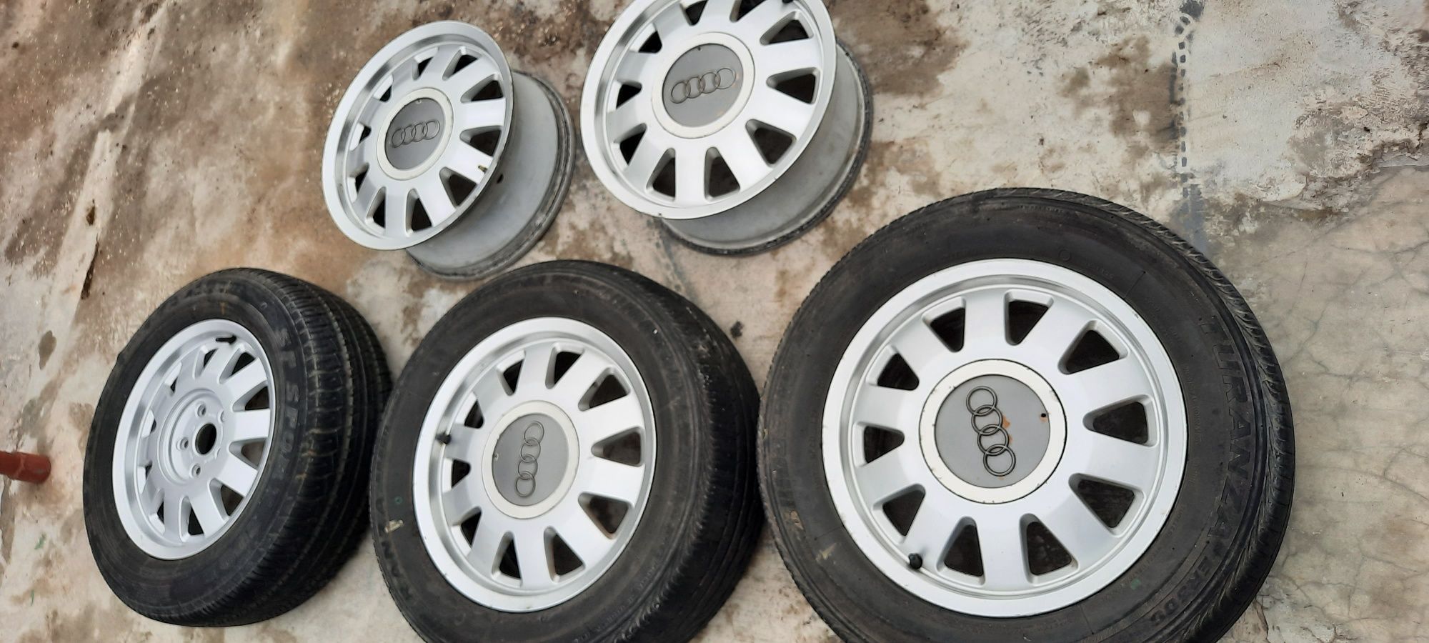 Jantes originais audi conjunto de 5 unidades