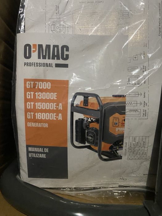 Бензиновий генератор O-MAC GT 15000E-A 8кВ/220В