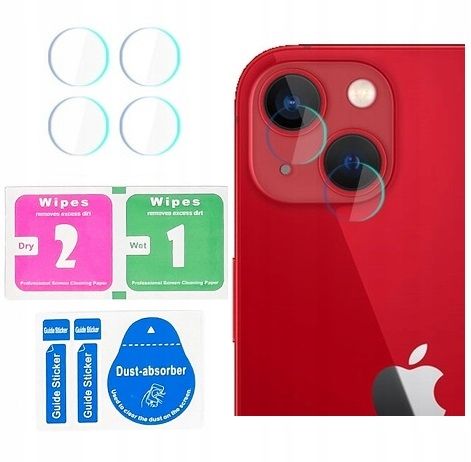 2X Hybrydowe Szkło Folia Na Aparat Kamerę Obiektyw Do Iphone 13 / 13