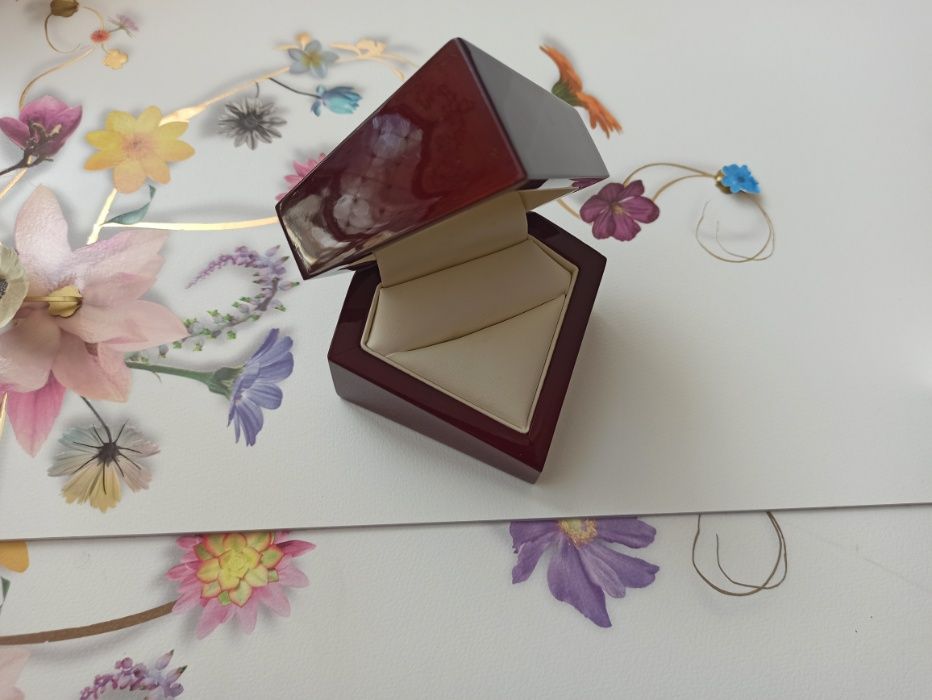 Ekskluzywne drewniane pudełko na biżuterię/obrączki/prezent DZIEŃ MAMY