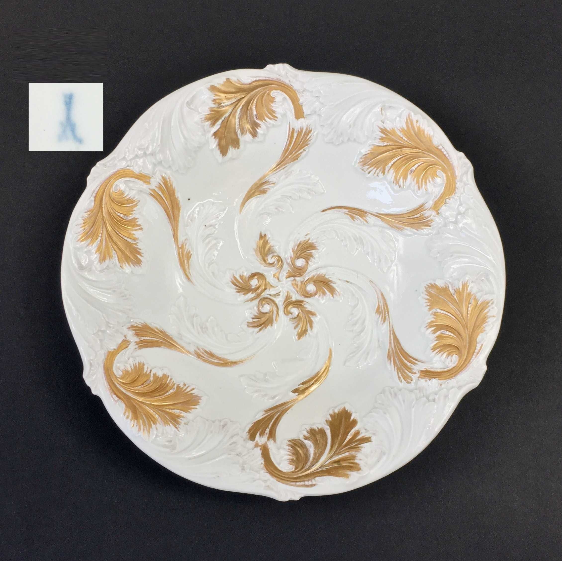 Patera porcelana Miśnia / Meissen (XIX w., 1. gatunek)
