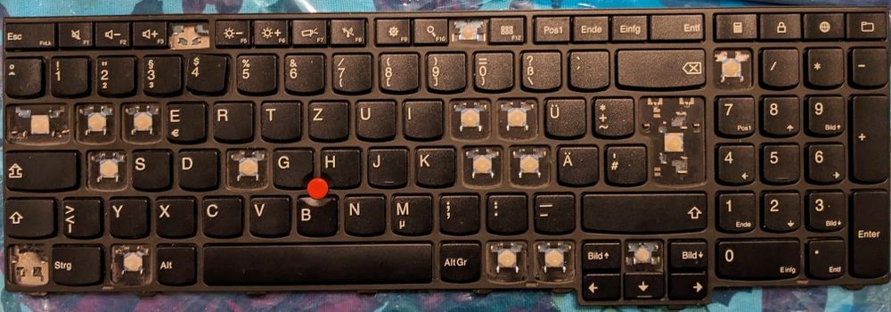 Кнопки клавиши клавіатури Lenovo Thinkpad W540 Fujitsu U904/U939