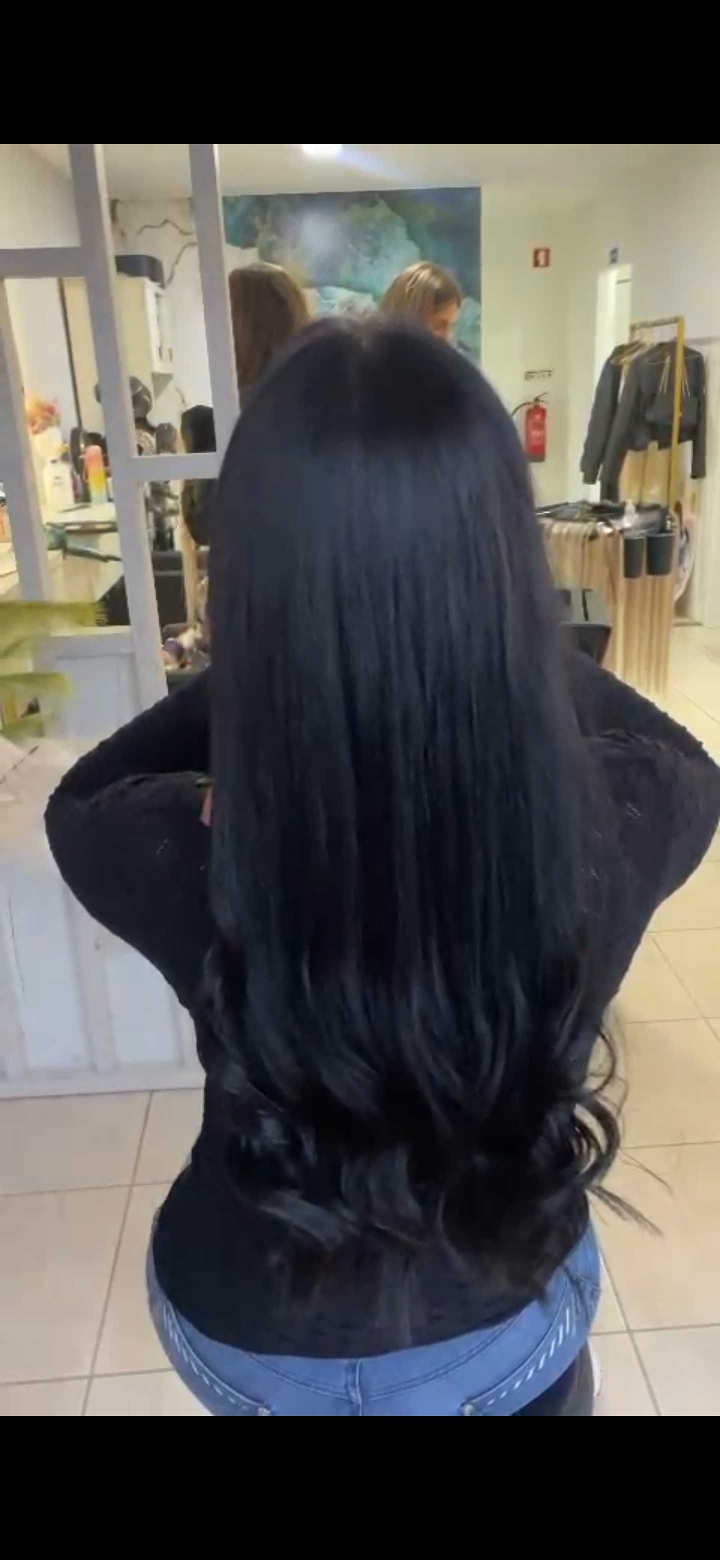 Extensão de cabelo natural