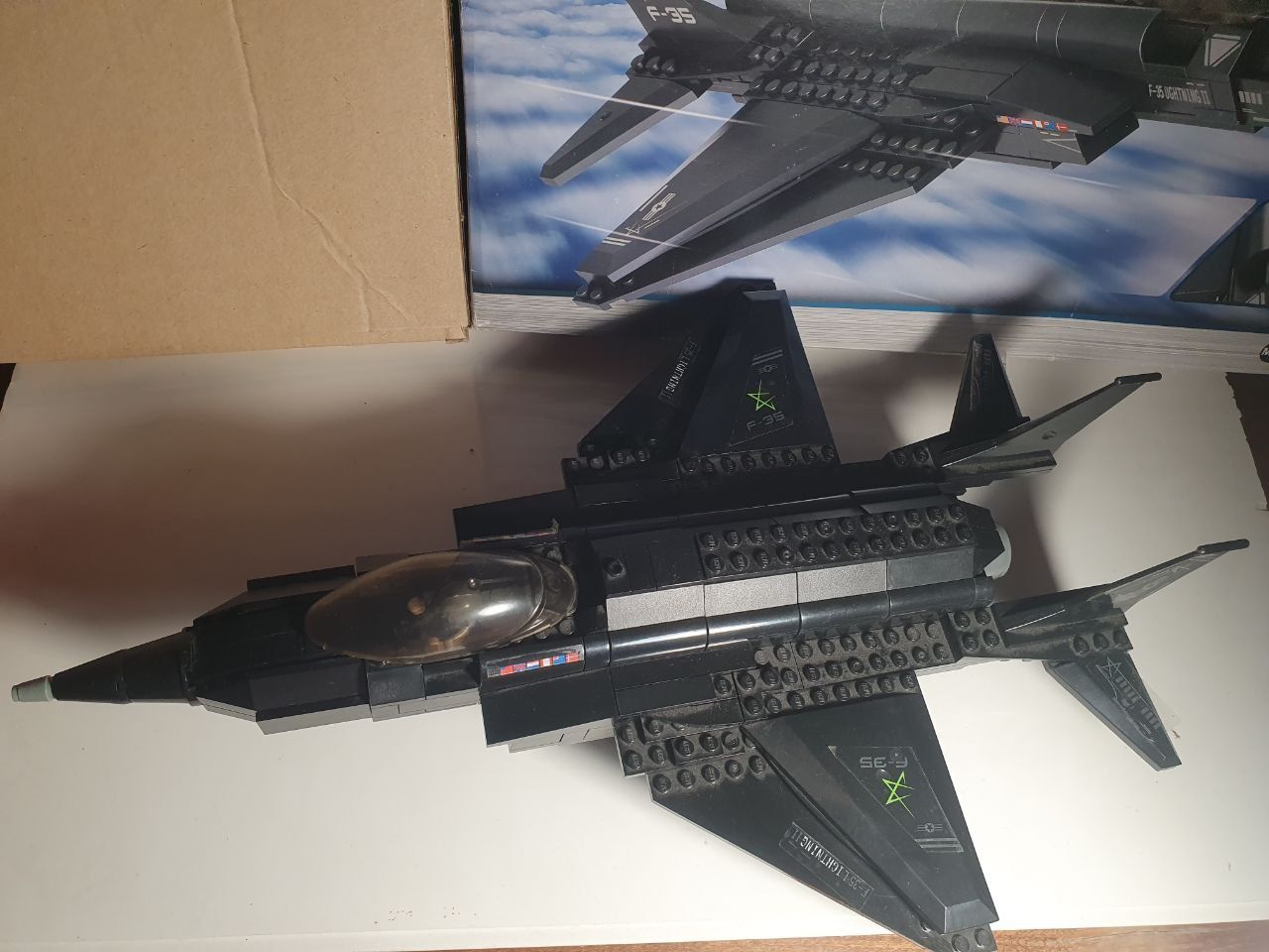 Лего самолет истрибитель ф35 f35