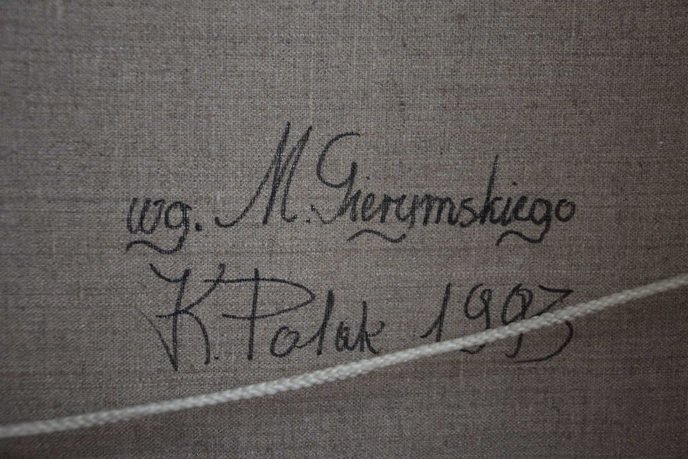 Obraz olejny Powstańczy patrol K.Polak wg Gierymskiego