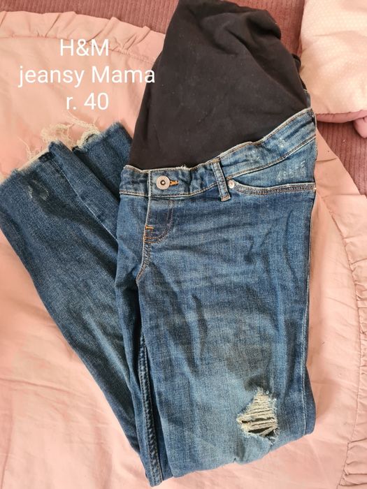 Jeansy ciążowe H&M r.40