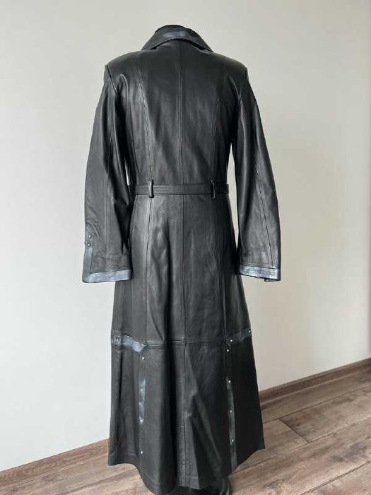 Плащ шкіряний Тренч кожаный M