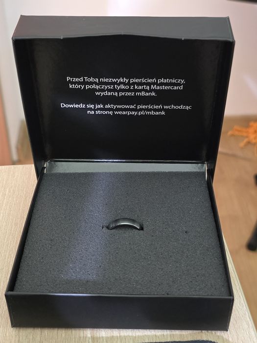 Pierścień płatniczy Mastercard / mBank - rozmiar 8