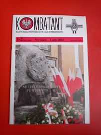 Kombatant, biuletyn, nr 1-2/2003, styczeń - luty 2003, br