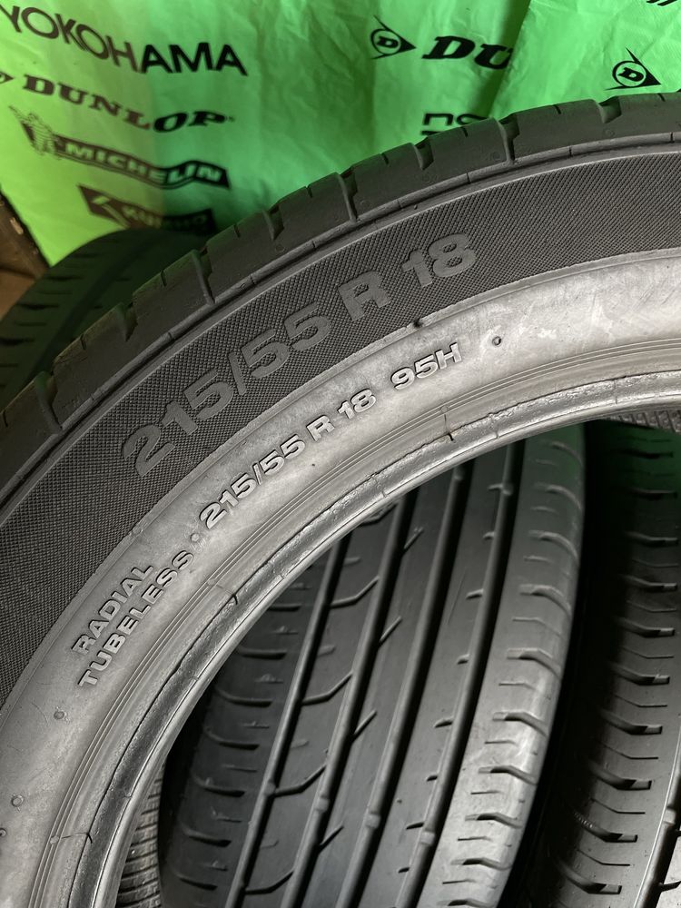 Літні шини бу 215/55 R18 Continental Conti Premium Contact 2E 80% зал