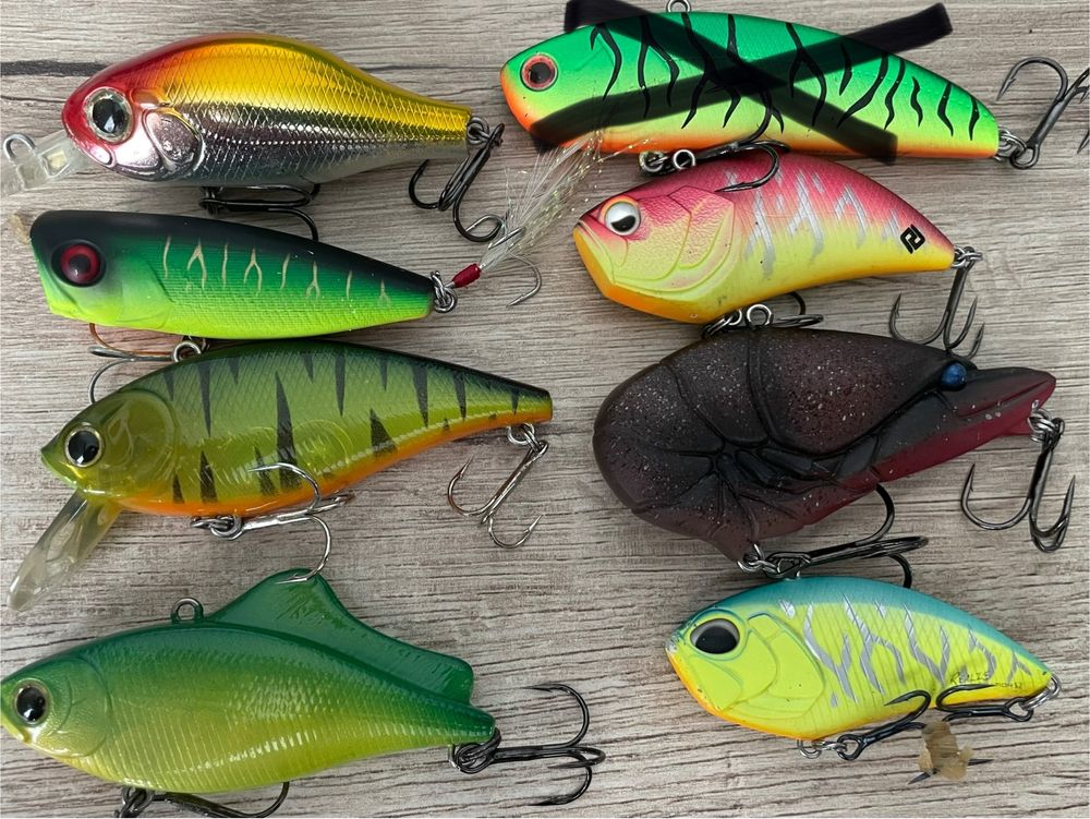 Воблери та ратліни: Issei, ZipBaits, Duo, Lucky Craft, Raid, SumLures