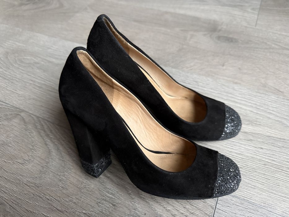 Туфлі замшеві Massimo Dutti 37р.