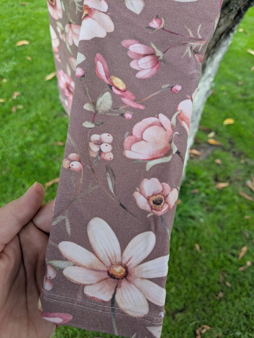 Legginsy azalia brąz La bambino handmade 104/110