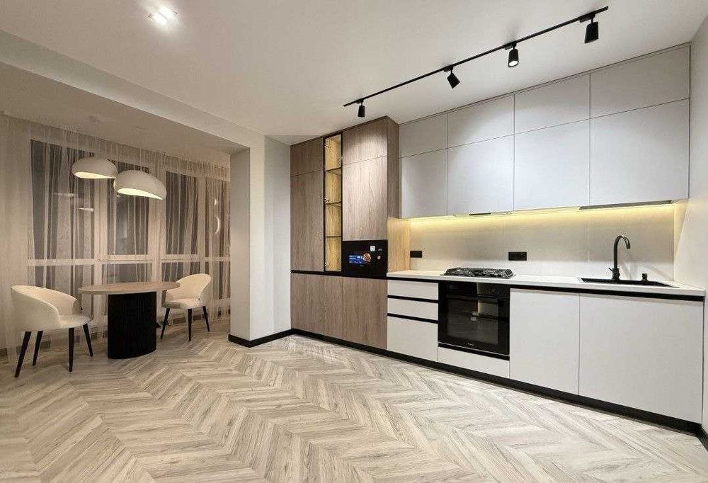 1-Кімнатна «На Щасливому» Вигляд на озеро! Нова! Стильна!