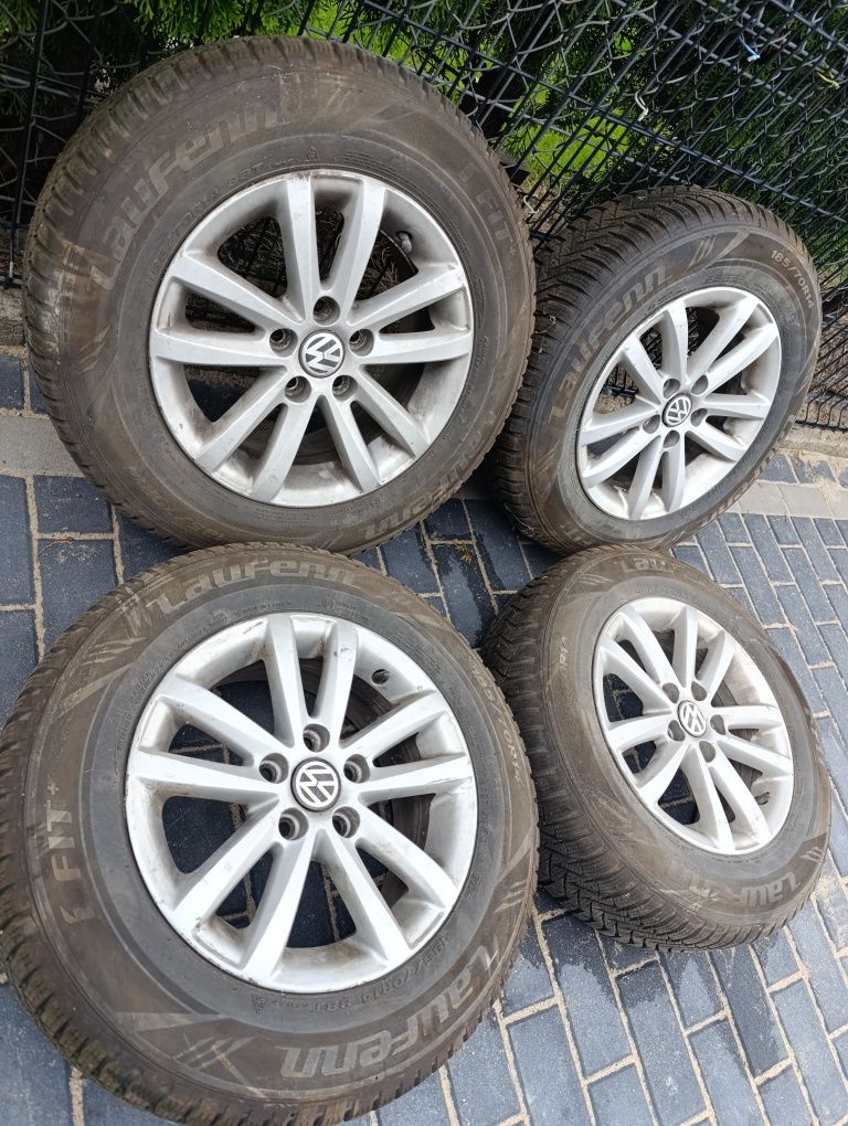 Alufelgi R14 VW  opony zimowe
