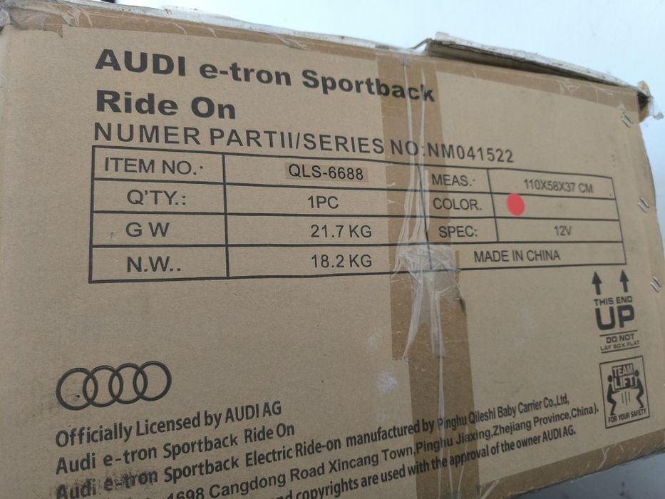 Audi e-tron na akumulator